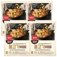 쿡반 불고기 비빔밥 410g (2인분) x4, 4개