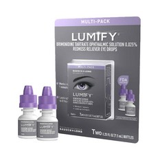 [특가] 바슈롬 루미파이 눈 충혈 완화 아이드롭 7.5ml 2병 / Lumify Redness Relieve Eye Drops, 2개