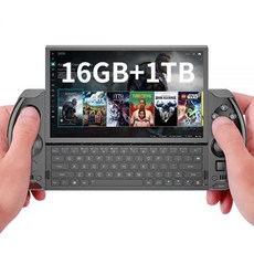 GPD Win4 6인치 휴대용 게임기 16GB+1TB 화이트 (AMD 6800U),