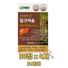 GNM 자연의품격 건강한 간 밀크씨슬, 60정, 2개