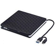External DVD Drive Amicool USB 3.0 Type-C CD DVD +-RW Optical Drive USB C Burner Slim CDDVD ROM Re, One Color_One Size, 상세 설명 참조0, 상세 설명 참조0