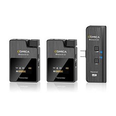 일본어 설명서 부착Comica-BoomX-D MI2-iPhone용무선 마이크 Lightning단자 채용 iPhone스마호대응 모노럴/스테레오 모드 교환 경량 콤팩트 고기능 고속 전송 약50M의 신호 전송 거리 2.4G무선 마이크 내장/외부 마이크 액정 디스플레, 본문참고, 사이즈 = BoomX-UC2, 본문참고