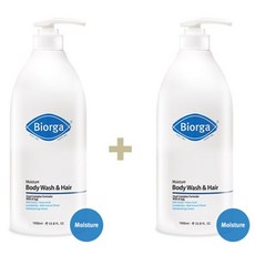 #_정품_# 바이오가 모이스춰 바디워시 앤 헤어, 1개, 1000ml