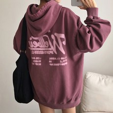 러브앤시티 *기모선택* 남녀공용 피그먼트 웰빙 후드티셔츠 오버핏 빅사이즈 후드티 프리미엄 원단