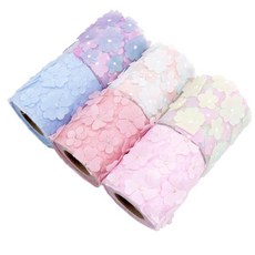 롤 롤셋팅기 3 졸업 8CM 12CM 장식 공예 선물 DIY 헤어 다채로운 꽃 튤 메쉬 10 야드/롤, 10cm, 분홍색