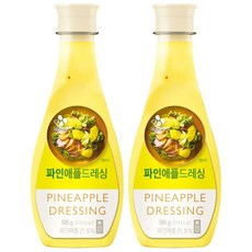 CJ 파인애플 샐러드소스 585g, 2개
