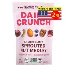 Daily Crunch 오가닉 발아 넛츠 메들리 체리 베리 믹스 141g 2개