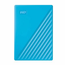 WD 1TB 마이 패스포트 휴대용 외장 하드 드라이브 HDD USB 2.0 호환 블랙 - WDBYVG0010BBK-WESN, 4TB, PC, 블루.