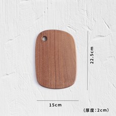 월넛 원목 우드 호두나무 도마 북미산 수제 도마 음식 디저트 브레드 신혼부부 집들이 선물, 1개, 22.5X15X2 원목 A