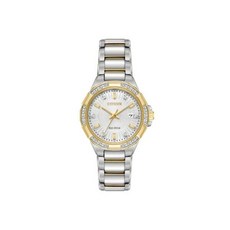 시티즌 에코 드라이브 우먼용 리바 다이아몬드 액센트 투톤 시계 30MM EW2464-55A Citizen Riva 337898