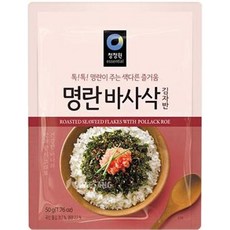 청정원 명란맛 바사삭 김자반, 50g, 5개