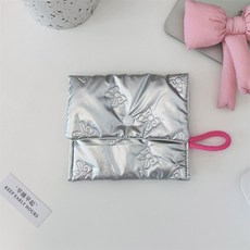 떨샵 글로우퀄팅파우치 패딩 미니 파우치 휴대용 화장품파우치 여행용 수납가방