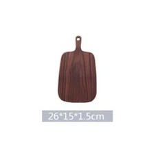나무 도마 엔드그레인도마 블랙 월넛 알더 주방 음식 접시 피자 스시 빵 모든 트레이 페인트 없음 1 개