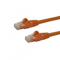 StarTech.com 7ft CAT6 Ethernet Cable - Orange CAT 6 Gigabit Ethernet Wire -650MH, 단일상품