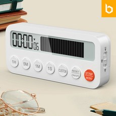 와이드팟 타임타이머 뽀모도로 공부 요리 운동 타이머, 화이트, 1개
