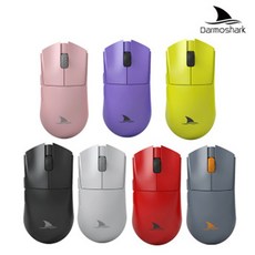 다모샤크 M3S 2K 초경량 블루투스 유무선 게이밍 마우스, 옐로우