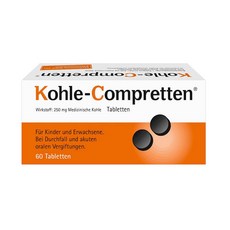 Kohle Compretten 콜레 콤프레텐 먹는 숯 60정 독소배출 독일 직배송