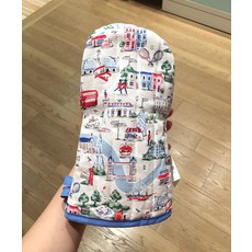 [이라운드몰]Cath Kidston 싱글 오븐 장갑 스몰 런던지도, 단품