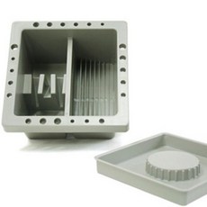 마이찰리_Mychale마켓_(단아미) 사각물통 (소) 165x165x100mm (뚜껑세트) 화방물통 미술대회물통 그림대회 그림물통 풍경화물통_마이찰리_Mychale, 옵션없는_단일품목