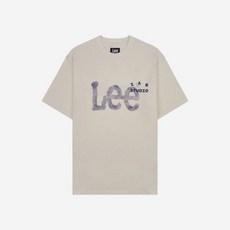 아이앱 스튜디오 x 리 티셔츠 오트밀 아이보리 IAB Studio Lee T-Shirt Oatmeal Ivory -