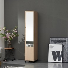 거울달린틈새장