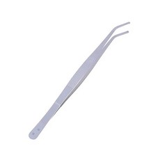 파충류 양서류 먹이급여용 곡선형 25cm 스테인리스핀셋