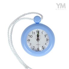 YM 욕실 방수시계 블루 욕실용시계