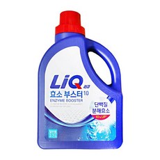 애경 리큐 효소 부스터 10 액체 세탁세제 일반용 2.7L 1개 빨래