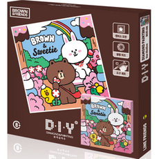 라인프렌즈보석십자수