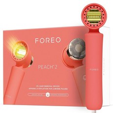 [해외] FOREO PEACH 2 IPL 제모 장치 - 쉬운 영구 제모 - 신체 및 얼굴용 레이저 제모 - 빠른 - 통증 없는 제모 - 피부 냉각 및 실리콘 쉴드 - 맞춤형 - 앱, Mint