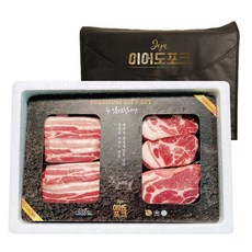 [이어도포크] 제주 산지직송 돼지 오겹살 목살 앞다리살 구이용 흑돈 흑돼지 가정의달 어버이날 스승의날 명품 선물세트 2kg, S3. 흑돈 선물세트 3호