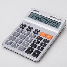 가정용 공학용 사무용 계산기 33591 음성 계산기 실물 발성 12인 화면 기초형 컴퓨터 지원 알람 달력 회계 전용 재무 수정 버튼 라지, 02 33592크리스털 버튼 타입