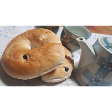 우리밀 엄마빵 이레 우리밀- 수제 블루베리 베이글 5개[사회적기업] 무방부제 우리밀100% 유기농 계란 성모 울타리
