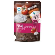 청정원 로제 스파게티소스 싱글파우치, 300g, 27개