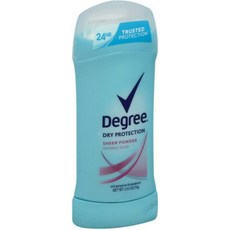 DEGREE 디그리 데오드란트 스틱 시어 파우더 74g 6개, 1, 1