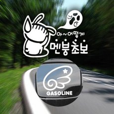 아트박스/제제데코 P_초보아어떻게멘붕초보반사+주유구날개좌측 가솔린W, 1개