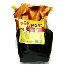 오쉐프 매운데리야끼소스 2kg/파우치, 16개, 2kg