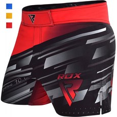 [사이즈M] RDX MMA 블레이즈 반바지 스트레치 의류 훈련 케이지 격투 격투기 무에타이 킥복싱 레드