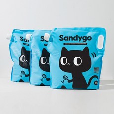 샌디고 프리미엄 와이오밍 벤토나이트 모래 6kg x 3개