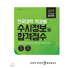 종로학원수시정보및합격점수