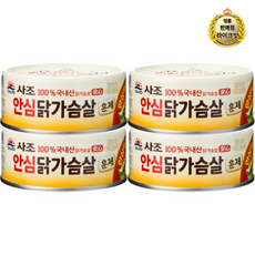 해표 안심 훈제 닭가슴살 통조림 135g, 48개