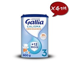 GALLIA 프랑스 분유 갈리아 표준형 3단계 800g 4개세트