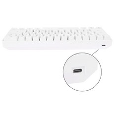 SK61 미니 휴대용 60% 기계식 키보드 Gateron 광학 스위치 RGB 백라이트 핫 스왑 가능 유선 게임용 키보드 PC Mac 용|키보드|, 1개, 단일, Red Axis Body