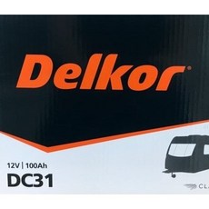 델코 DC 31 100Ah 캠핑카 딥사이클밧데리 산업용 레저용 카라반, DC31  100Ah, 폐배터리반납안함, 1개