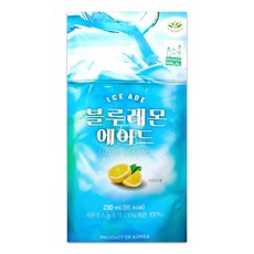 230ml 에이드 블루레몬 1개 편의점음료 파우치음료 석류 망고 베리