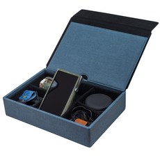 미테르 멀티 이어폰 DAP 플레이어 케이스 6구, 인디고 블루, 6-Earphone Indigo Blue Case