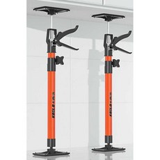 천정지지대 지지봉 리프트 받침대 공사현장 고정봉, 원형 중형(50-115CM)2개+수납가방