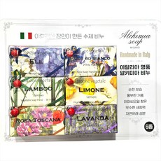 이탈리아 알키미아 무당벌레 수제 비누 6입, 200g