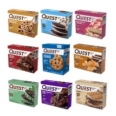 퀘스트 뉴트리션 퀘스트 프로틴바 60g 4개입 9종 택1 / Quest Nutrition Quest Protein Bar 2.12oz 4ct, 3.White Chocolate Raspberry