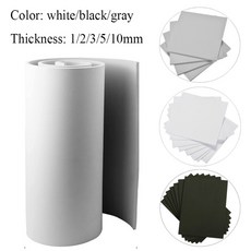 건축 모형 재료 미니어처 1pcs 두께 1 10mm Eva 폼 시트 사운드 흡수 소음 스폰지 공예 EVA 코스프레 모델, 2x350x500mm, Grey, 1개